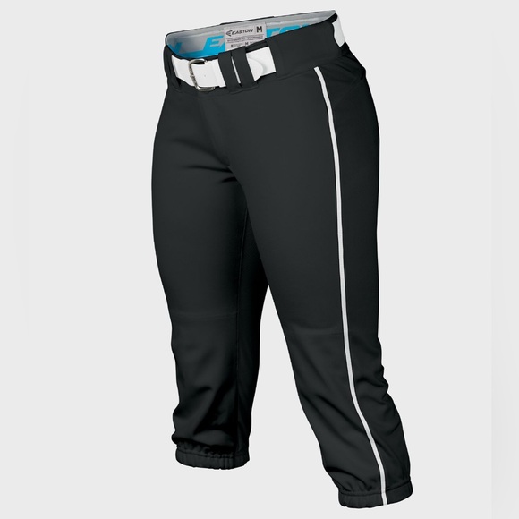 Easton Pants - NWT [Easton] Prowess Black/White Softball/Fastpitch Pants Knickers Womens Sz XL